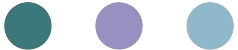 three dots - green, purple and blue